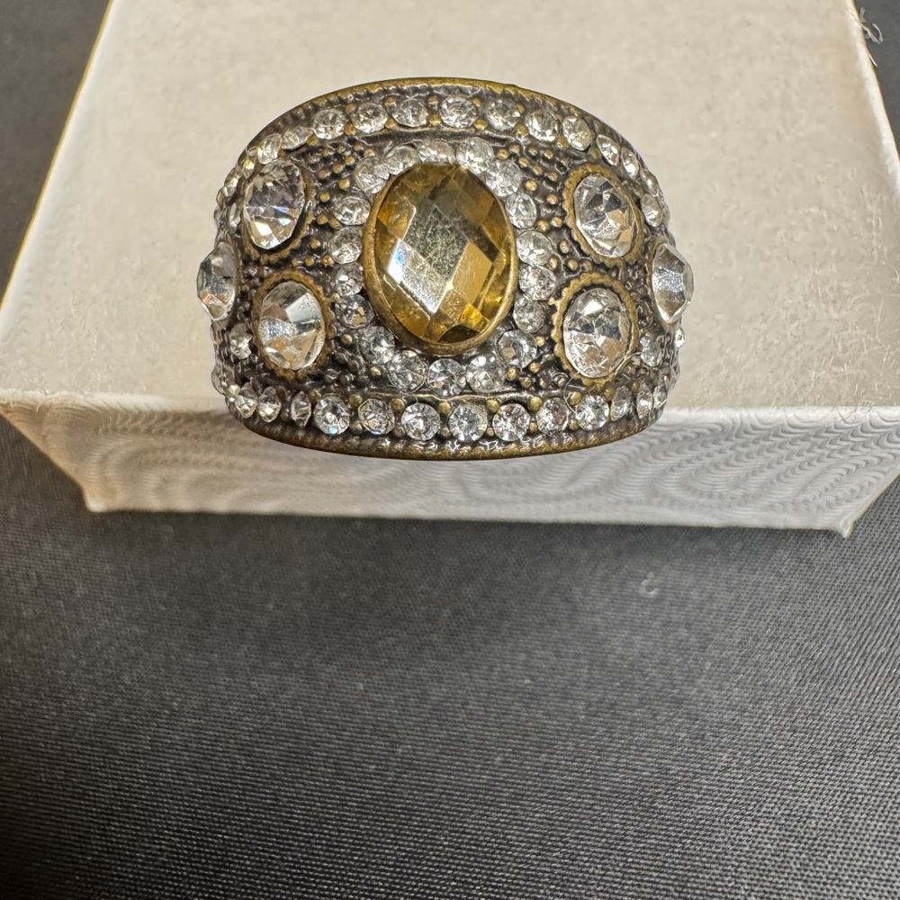 Chico’s Rhinestone and Gold  Size 7/8